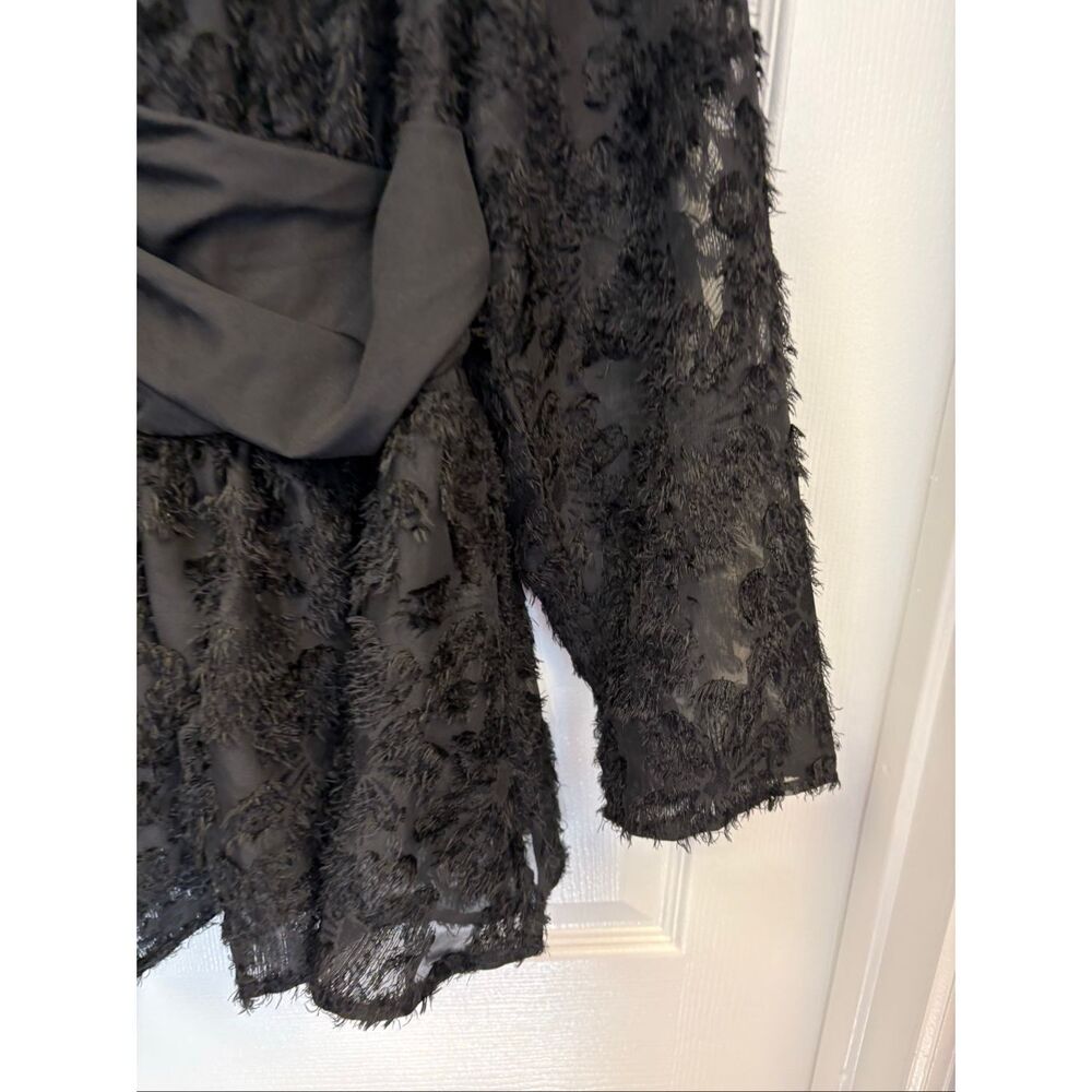 Black Shag Blouse View 2